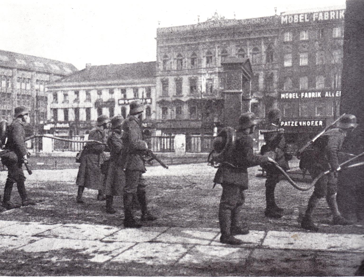 Soldaten der Konterrevolution Berlin-Alexanderplatz März 1919