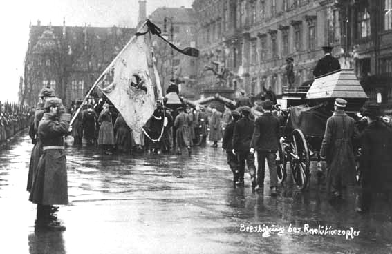 Beerdigung der Revolutionsopfer in Berlin
