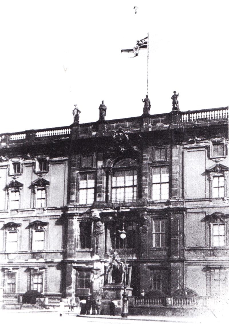 Die Reichskriegsflagge auf dem Berliner Schloss - Kapp-Putsch