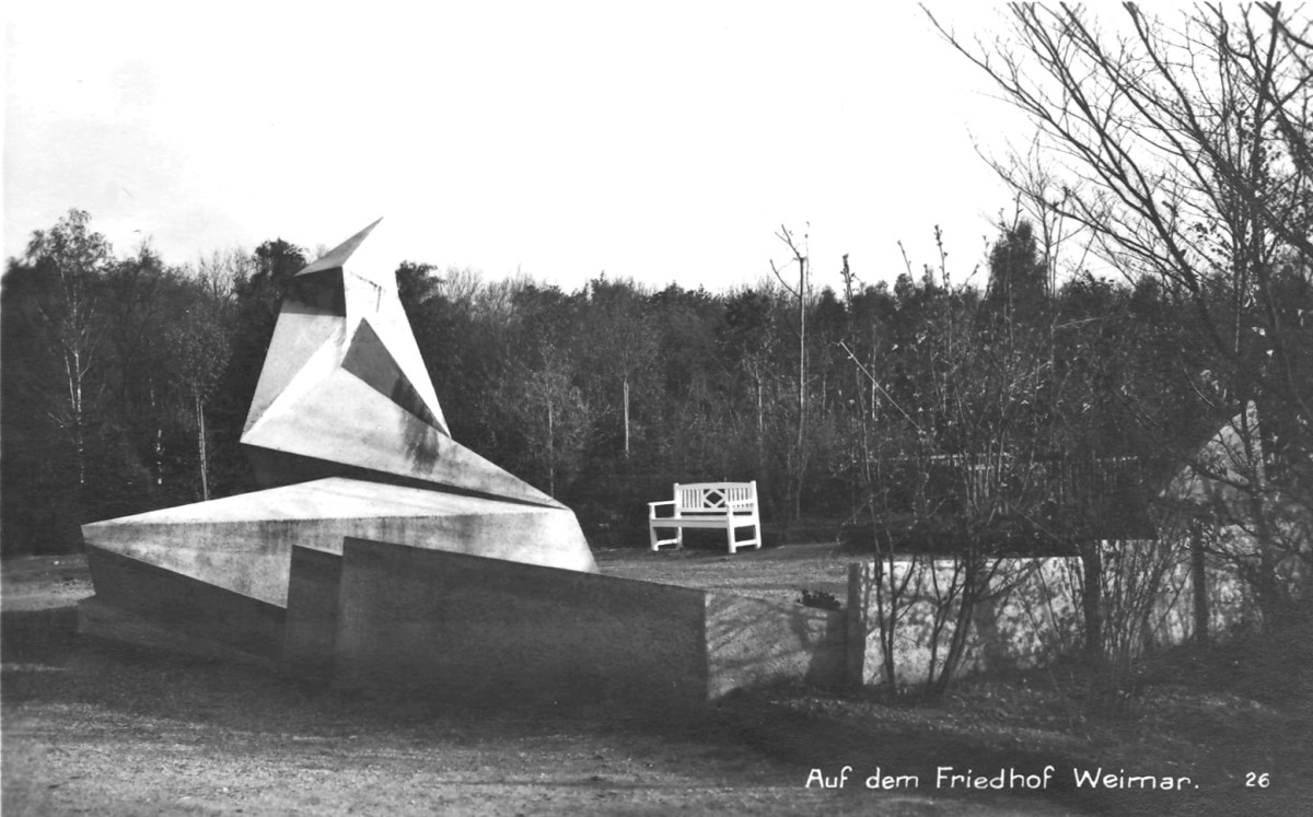 Denkmal von Walter Gropius in Weimar