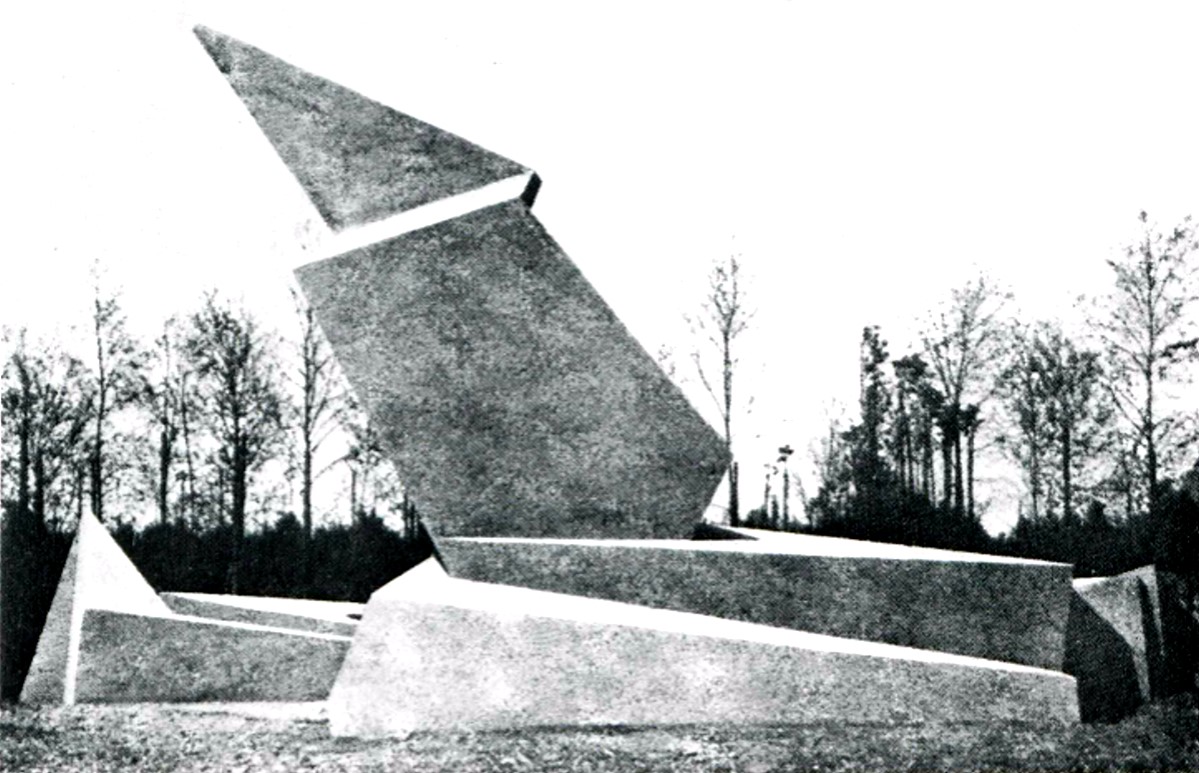 Denkmal von Walter Gropius in Weimar - vor 1933